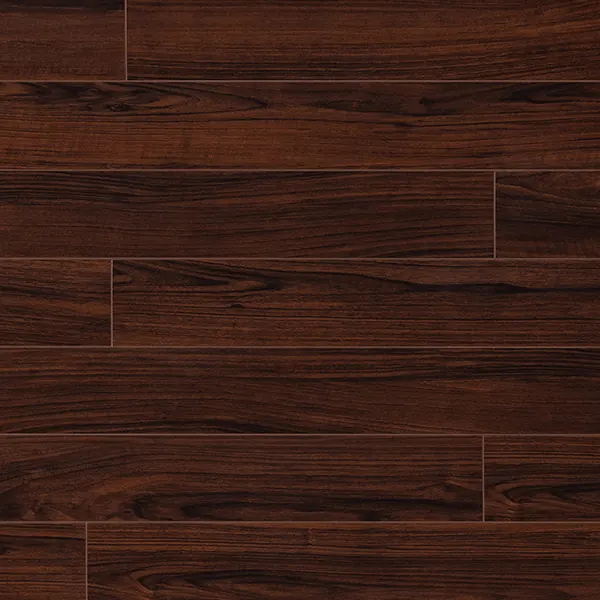 Piso laminado Superb Walnut, tono madera oscura