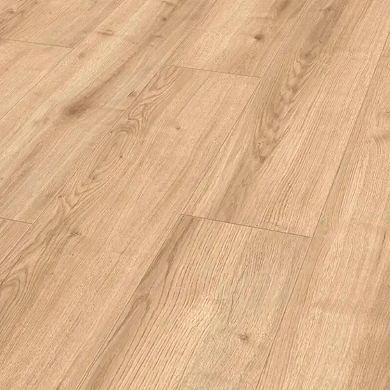 Piso laminado Suite Luxor Oak Platin, tono gris