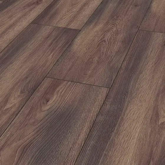 Piso laminado Suite Elba Oak Platin, tono gris