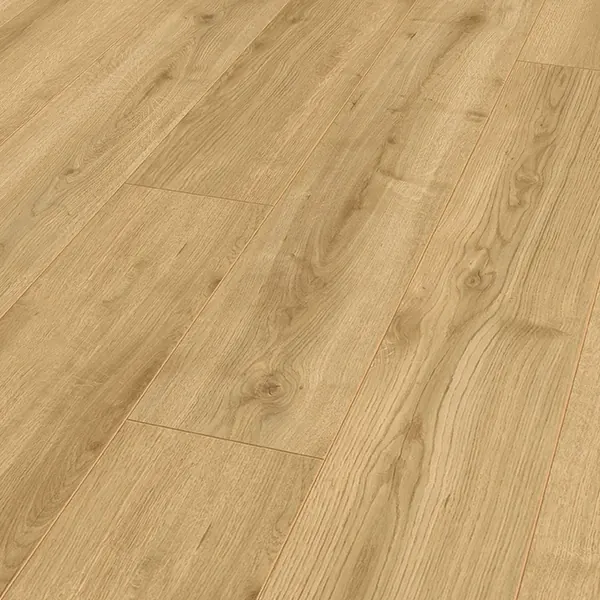 Piso híbrido Kiwi Adaja Oak, tono madera natural