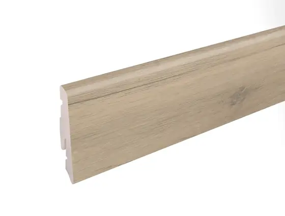 Zoclo PVC 58 mm Sand Oak