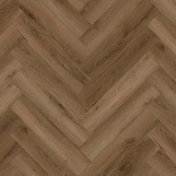 Piso vinílico Cadiz Latte Oak, tono madera oscura